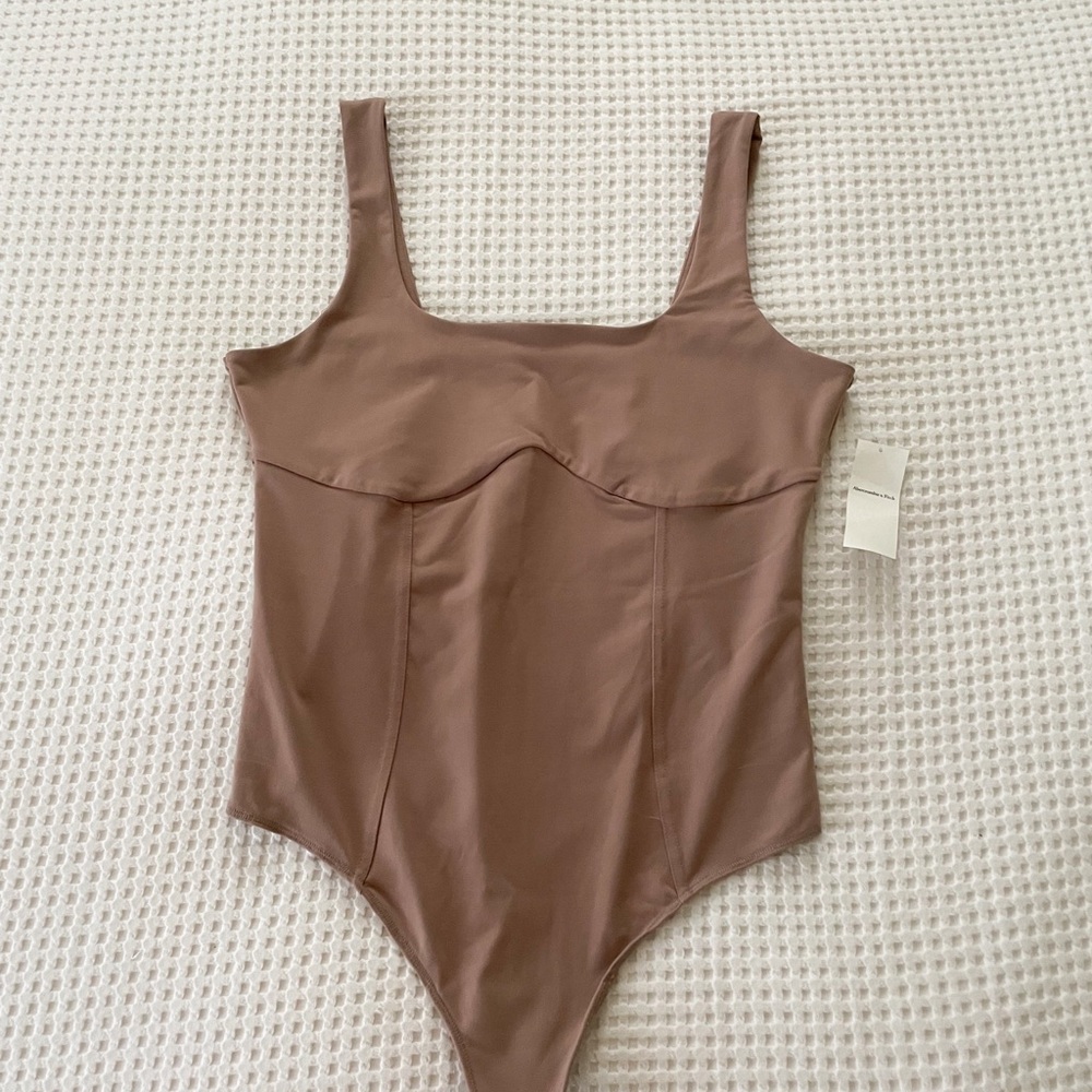NWT Abercrombie & Fitch Brown Bodysuit